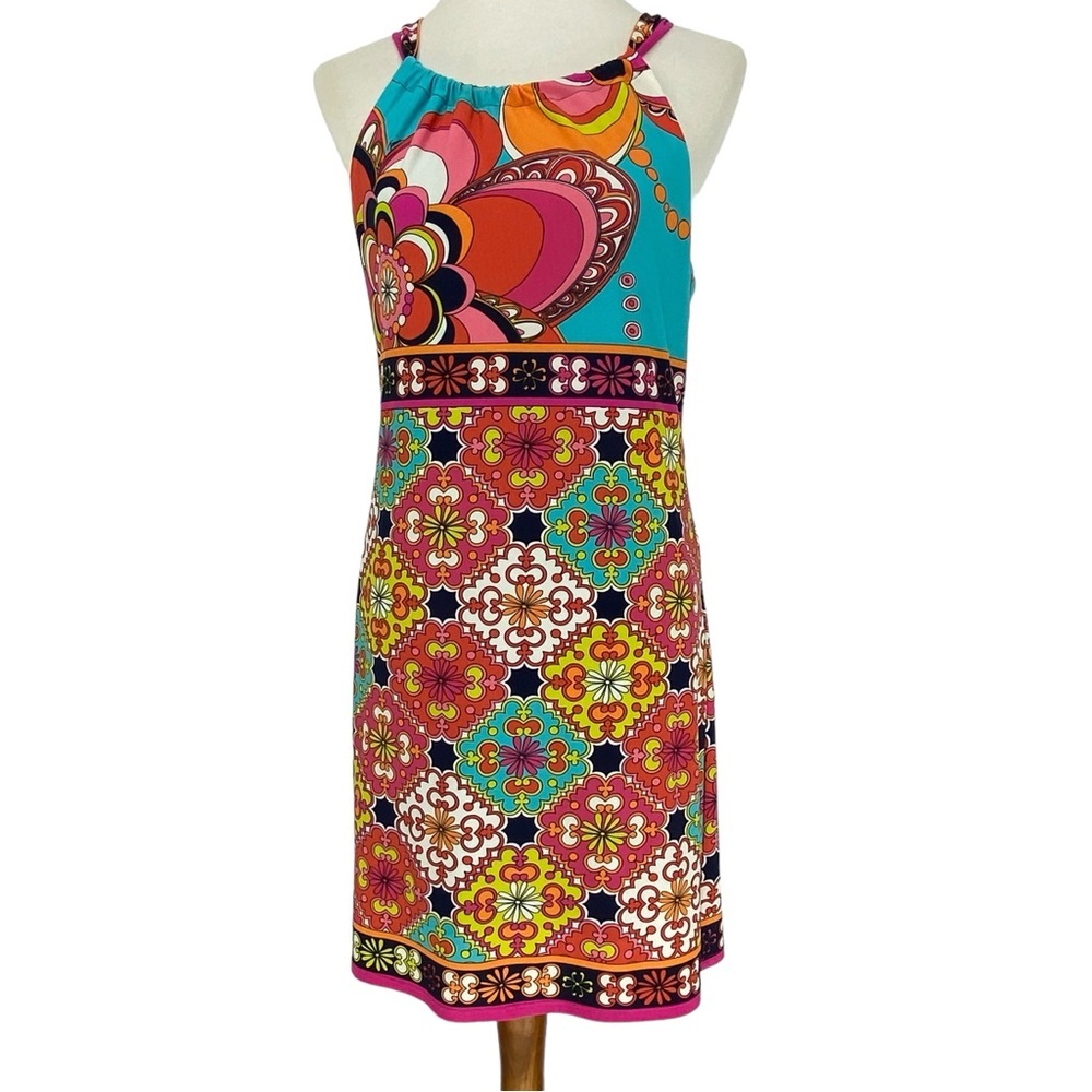 Trina Turk Multicolor Floral Mini Dress